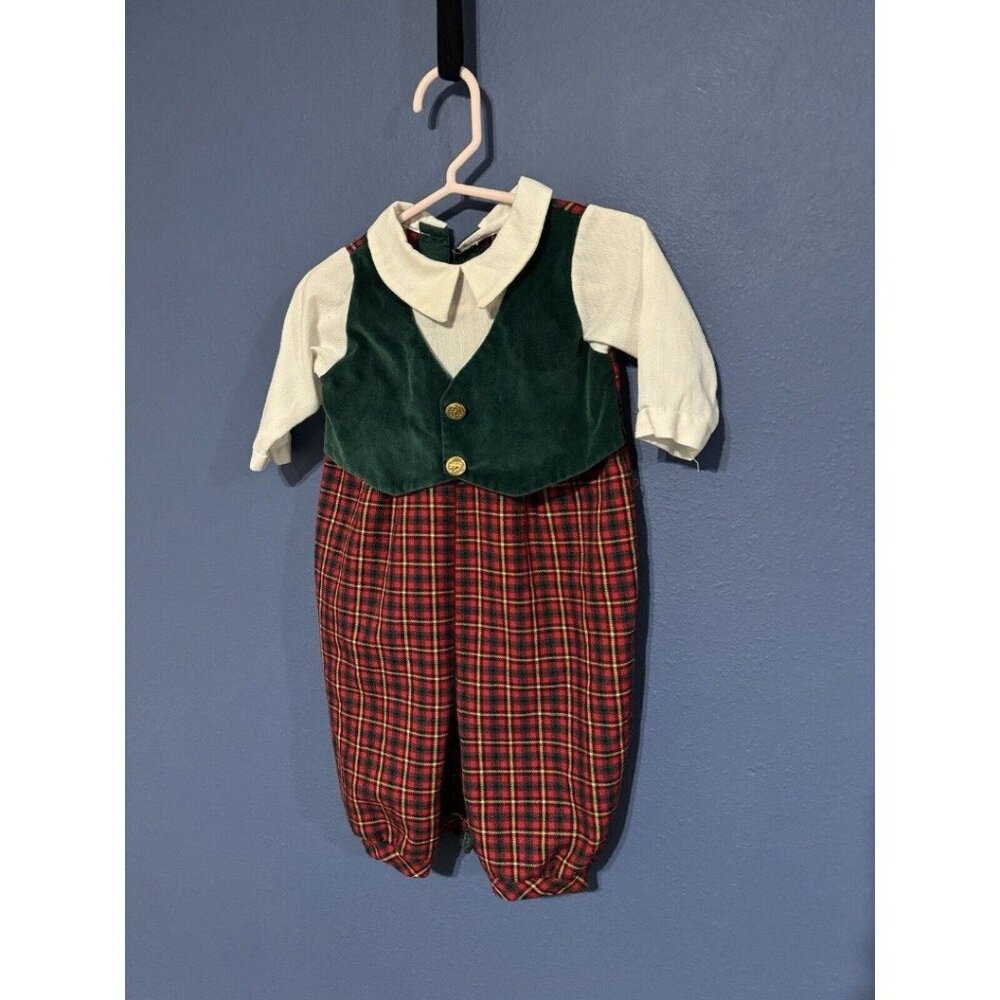 Vintage 6 Month Christmas Outfit